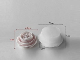 Molde silicona ROSA GRANDE petalos 3D